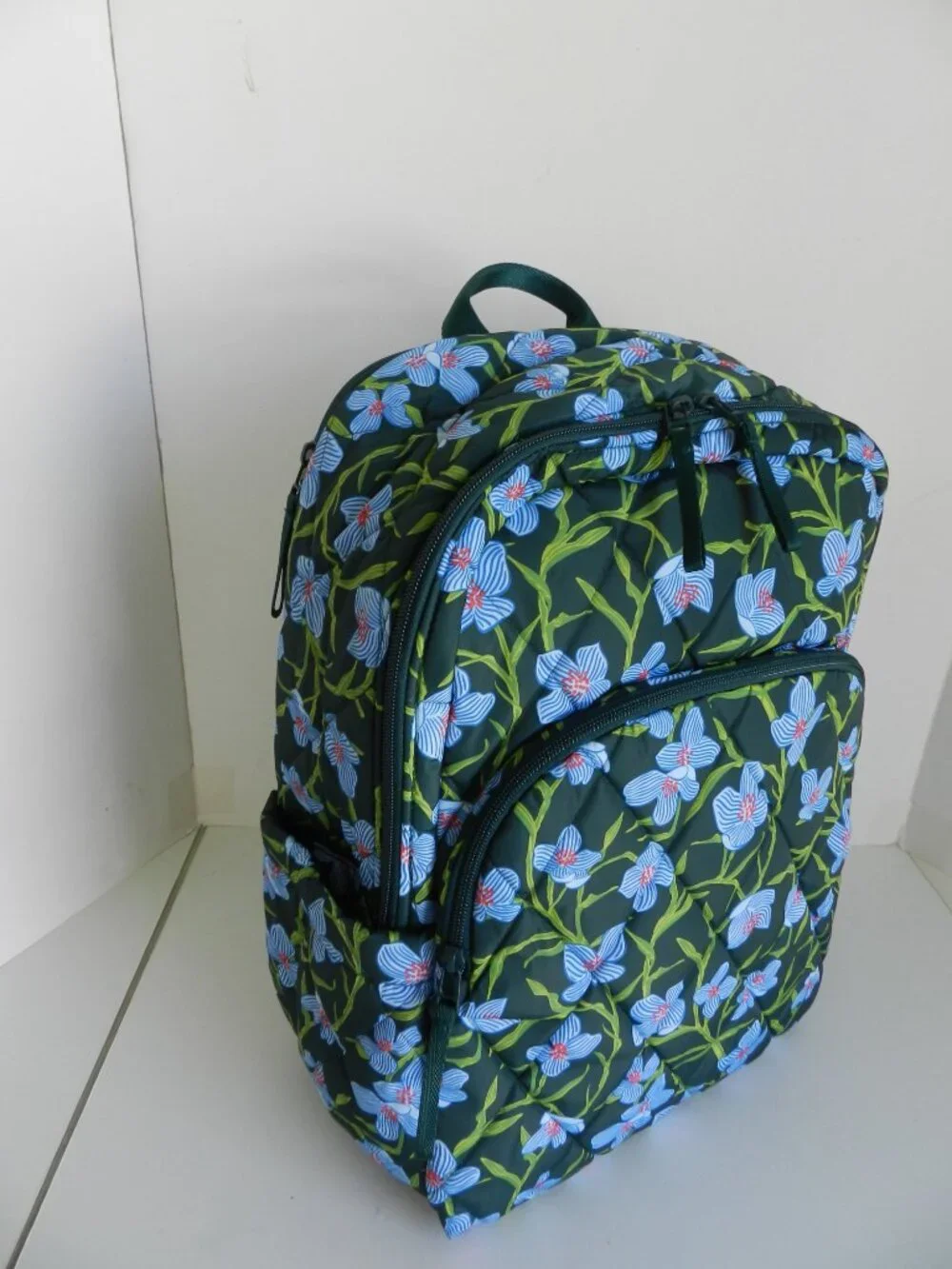 Vera Bradley Ultralight Essential LARGE Backpack Laptop Bag in Charlotte Steams